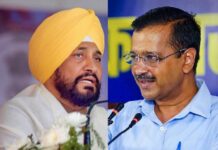 Punjab CM Charanjit Singh Channi & Delhi CM Arvind Kejriwal