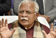 Haryana CM Manohar Lal Khattar