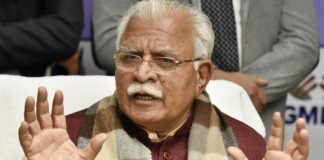 Haryana CM Manohar Lal Khattar