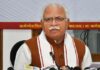 Haryana CM Manohar Lal Khattar