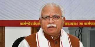 Haryana CM Manohar Lal Khattar