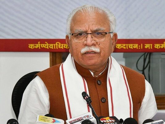 Haryana CM Manohar Lal Khattar