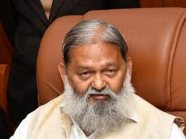 Haryana Health Minister Anil Vij