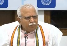 Haryana CM Manohar Lal Khattar