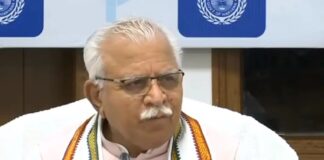 Haryana CM Manohar Lal Khattar