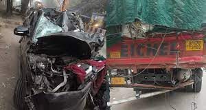 सोनीपत के नेशनल हाईवे 44 पर हुआ हादसा: ट्रक कार की भिड़त में दो दिल्ली पुलिस इंस्पेक्टर की मौत