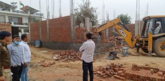 पलवल में अवैध कब्जों पर चला प्रशासन का पीला पंजा