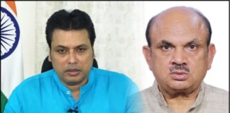 भाजपा सांसद की वायरल अश्लील वीडियो से जोड़ा गया बिप्लब देब का नाम