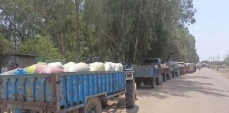 सरसों लेकर लाइनों में लगे किसानों की पुकार