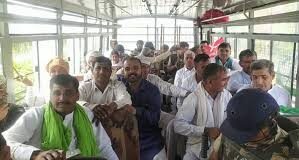 उकलाना रैली में सीएम से सवाल पूछने जा रहे किसानों को हिरासत में लिया