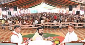 टोहाना पहुंचे सीएम नायब सैनी, कहा- घमंडिया गठबंधन की मेंढक को तराजू में तोलने जैसी हालात