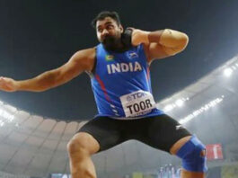 गोला फेंक खिलाड़ी तजिंदर पाल सिंह राष्ट्रीय अंतर राज्यीय एथलेटिक्स चैंपियनशिप से हटे