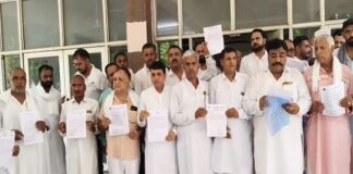 फतेहाबाद से सस्पेंड किए गए DIPRO के पक्ष में उत्तरा गुर्जर समाज