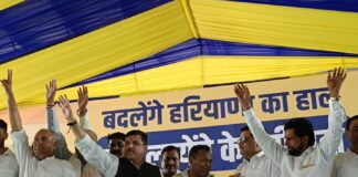 बदलाव जनसभा में रोहतक पहुंचे संजय सिंह,