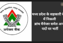 एमपी राज्य सहकारी बैंक में 197 पदों पर होगी भर्ती,