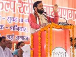 रियाणा के मुख्यमंत्री नायब सैनी ने कुरुक्षेत्र से चुनावी शंखनाद के साथ किसानों के लिए बड़ा ऐलान किया है
