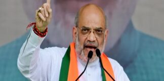 टोहाना पहुंचे अमित शाह, बोले- कांग्रेस की सभाओं में पाकिस्तान जिंदाबाद के नारे लगे!