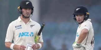तीसरे दिन लंच तक न्यूजीलैंड पहली पारी में 345/7, भारत पर 299 रन की हुई बढ़त, रचिन का शतक !