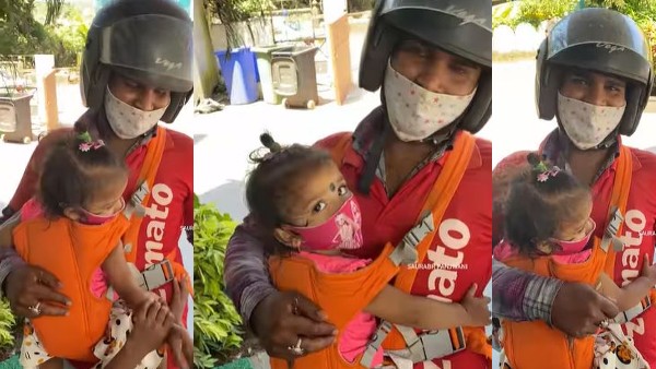 2n-1661251916 Zomato Lady: ‘जोमैटो मां…आगे बच्चा, पीछे फूड पार्सल’, राजकोट की महिला का वीडियो वायरल, देशभर में हो रही तारीफ