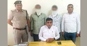 साइबर थाना की टीम ने कार्रवाई करते हुए टेलीग्राम एप के जरिए 6 लाख 20 हजार रुपये की ठगी के मामले में दो आरोपियों को गिरफ्तार