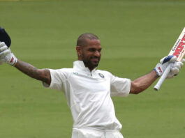 टेस्ट क्रिकेट में शिखर धवन का 'प्रचंड रिकार्ड