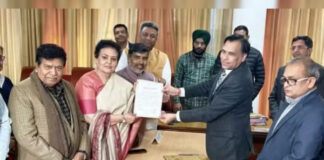 हरियाणा से राज्यसभा के लिए निर्विरोध चुनीं रेखा शर्मा