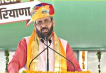 हरियाणा के मुख्यमंत्री नायब सिंह सैनी ने तीज के अवसर पर ‘लाडो सखी योजना’ की शुरुआत की !