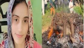भिवानी में मनीषा का अंतिम संस्कार कर दिया गया।