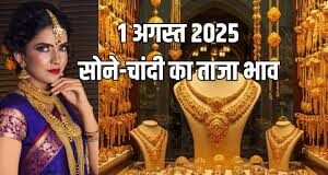 अगस्त 2025 को भारत में सोने की कीमतों में हल्की गिरावट देखी गई है।
