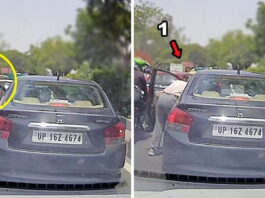 गाड़ी की शीशा खटखटाकर ड्राइवर की नजरों से बचकर फोन चुराने वाले ठकठक गैंग की चोरी का डैशकैम फुटेज सोशल मीडिया पर वायरल हो रहा है।