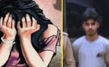 घर में अकेली लड़की से युवक ने दरिंदगी के बाद पीटा, पुलिस ने किया गिरफ्तार युवक ने किशोरी के साथ किया दुष्कर्म।