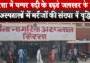 सिरसा में पिछले कई दिनों से घग्गर नदी पूरे उफान पर है।