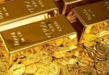 24 कैरेट सोने की कीमत लगभग 1,15,850 रुपये प्रति 10 ग्राम और 22 कैरेट सोने की कीमत लगभग 1,06,210 रुपये प्रति 10 ग्राम है।