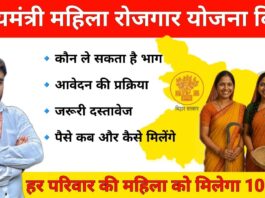 ब‍िहार की पात्र मह‍िलाओं के खाते में रोजगार शुरू करने के ल‍िए इस महीने 10000 रुपये आने वाले हैं।