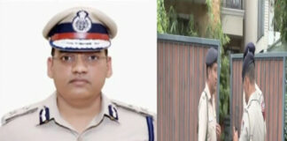 सीएम अमनीत पी कुमार के पति आईपीएस वाई पूरन कुमार के निधन पर शोक जताने आए हैं। सीएम के साथ कई वरिष्ठ अधिकारी भी आए हैं।