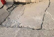 हरियाणा में बनने से पहले ही धंस गई 42 करोड़ की स्मार्ट रोड, केंद्रीय राज्यमंत्री के घर के पास चल रहा है काम सड़क बनाने का काम 27 जनवरी 2019 को शुरू किया गया।