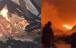 टेक्सटाइल फैक्ट्री में आग लगने से हड़कंप मच गया। कड़ी मशक्कत के बाद आग पर काबू पाया गया। आग की लपटें इतनी विकराल थीं कि आसपास के इलाके में धुएं का गुबार फैल गया