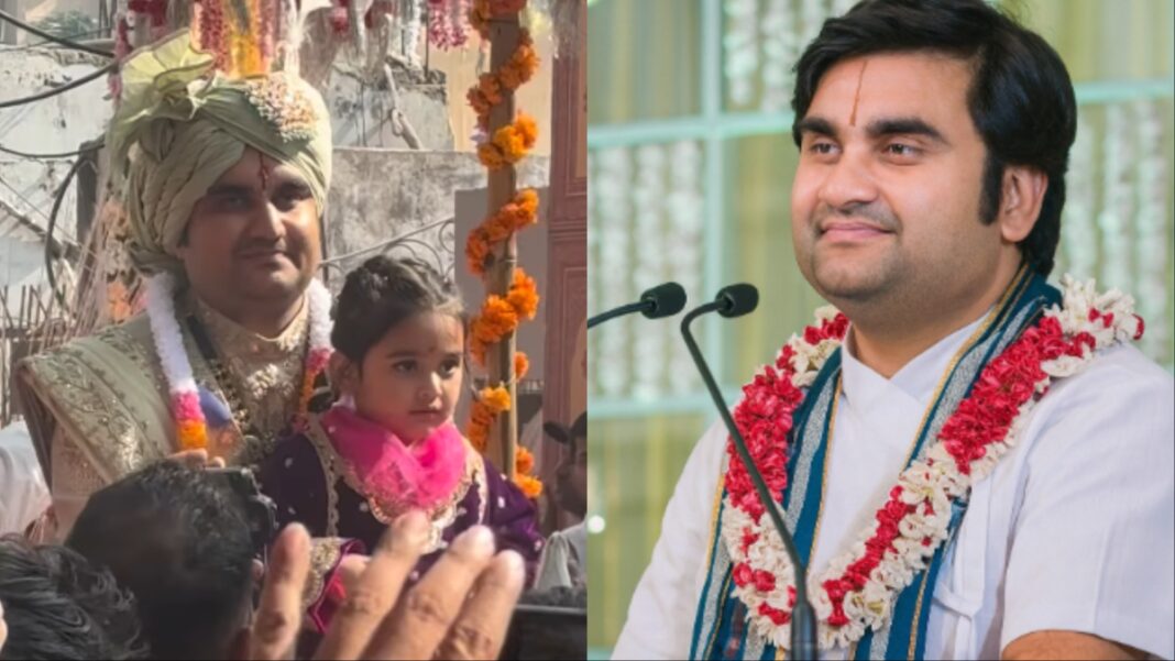 मथुरा के मशहूर कथावाचक इंद्रेश उपाध्याय आज यानी 5 दिसंबर को जयपुर के ताज आमेर में अपनी दुल्हन शिप्रा शर्मा के साथ सात फेरे लेंगे। मथुरा के मशहूर कथावाचक इंद्रेश उपाध्याय आज यानी 5 दिसंबर को जयपुर के ताज आमेर में अपनी दुल्हन शिप्रा शर्मा के साथ सात फेरे लेंगे।