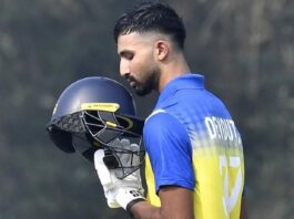 भारत के लिए टेस्ट और टी20 खेल चुके देवदत्त पडिक्कल का बल्ला विजय हजारे ट्रॉफी में जमकर बोल रहा है।