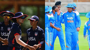 भारत और अमेरिका के बीच अंडर-19 वर्ल्ड कप के ओपनिंग मैच में मुकाबला हो रहा है, जिसमें अमेरिका की प्लेइंग-11 में सभी क्रिकेटर भारतीय मूल के खेल रहे हैं। भारत और अमेरिका के बीच अंडर-19 वर्ल्ड कप के ओपनिंग मैच में मुकाबला हो रहा है, जिसमें अमेरिका की प्लेइंग-11 में सभी क्रिकेटर भारतीय मूल के खेल रहे हैं।