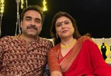 ‘सालगिरह मुबारक हो दोस्त’, शादी की 22वीं सालगिरह पर पत्नी मृदुला ने पंकज त्रिपाठी के साथ साझा की अनदेखी फोटोज बॉलीवुड के सबसे व्यस्त अभिनेताओं में से एक पंकज त्रिपाठी आज अपनी शादी की 22वीं सालगिरह मना रहे हैं।