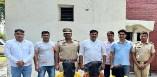 राजस्थान के कुख्यात गैंगस्टर रोहित गोदारा के नाम पर अब रेलवे रोड के एक आभूषण व्यापारी से पांच करोड़ की रंगदारी मांगने का मामला सामने आया है।