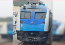 हरियाणा के जींद जिले में भारत की पहली हाइड्रोजन ट्रेन का रनिंग ट्रायल शुरू हो गया है।