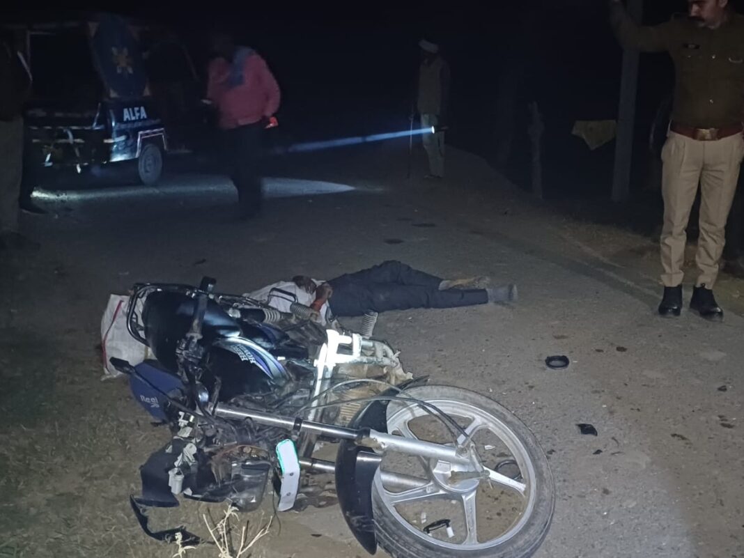 अंबाला में सोमवार सुबह एक दर्दनाक हादसा पेश आया।