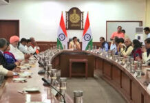 हरियाणा मंत्रिमंडल की बैठक आज मुख्यमंत्री नायब सिंह की सैनी की अध्यक्षता में होगी।