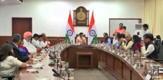 हरियाणा मंत्रिमंडल की बैठक आज मुख्यमंत्री नायब सिंह की सैनी की अध्यक्षता में होगी।