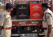 सोनीपत में अवैध शराब तस्करी के खिलाफ आबकारी विभाग और हरियाणा पुलिस की संयुक्त टीम ने बड़ी कार्रवाई की है।