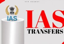 डॉ राजा शेखर वुंडरू को खाद्य, नागरिक आपूर्ति एवं उपभोक्ता मामले विभाग के साथ-साथ परिवहन विभाग का अतिरिक्त मुख्य सचिव बनाया गया है।