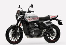 ट्रायम्फ इंडिया ने लंबे इंतजार के बाद आखिरकार भारतीय बाजार में अपनी 350 सीसी मोटरसाइकल ट्रैकर 400 लॉन्च कर दी है