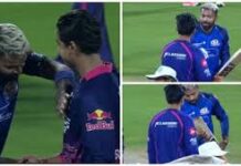 निडर बल्लेबाजी का नया नाम हैं वैभव सूर्यवंशी! हार्दिक पांड्या भी हुए फैन, कहा- वह डर शब्द नहीं जानता! मुंबई इंडियंस के कप्तान हार्दिक पांड्या भी उनके मुरीद हो गए और मैच के बाद उनकी जमकर तारीफ की।